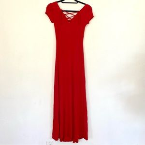 Velvet Torch Dress | Red | S